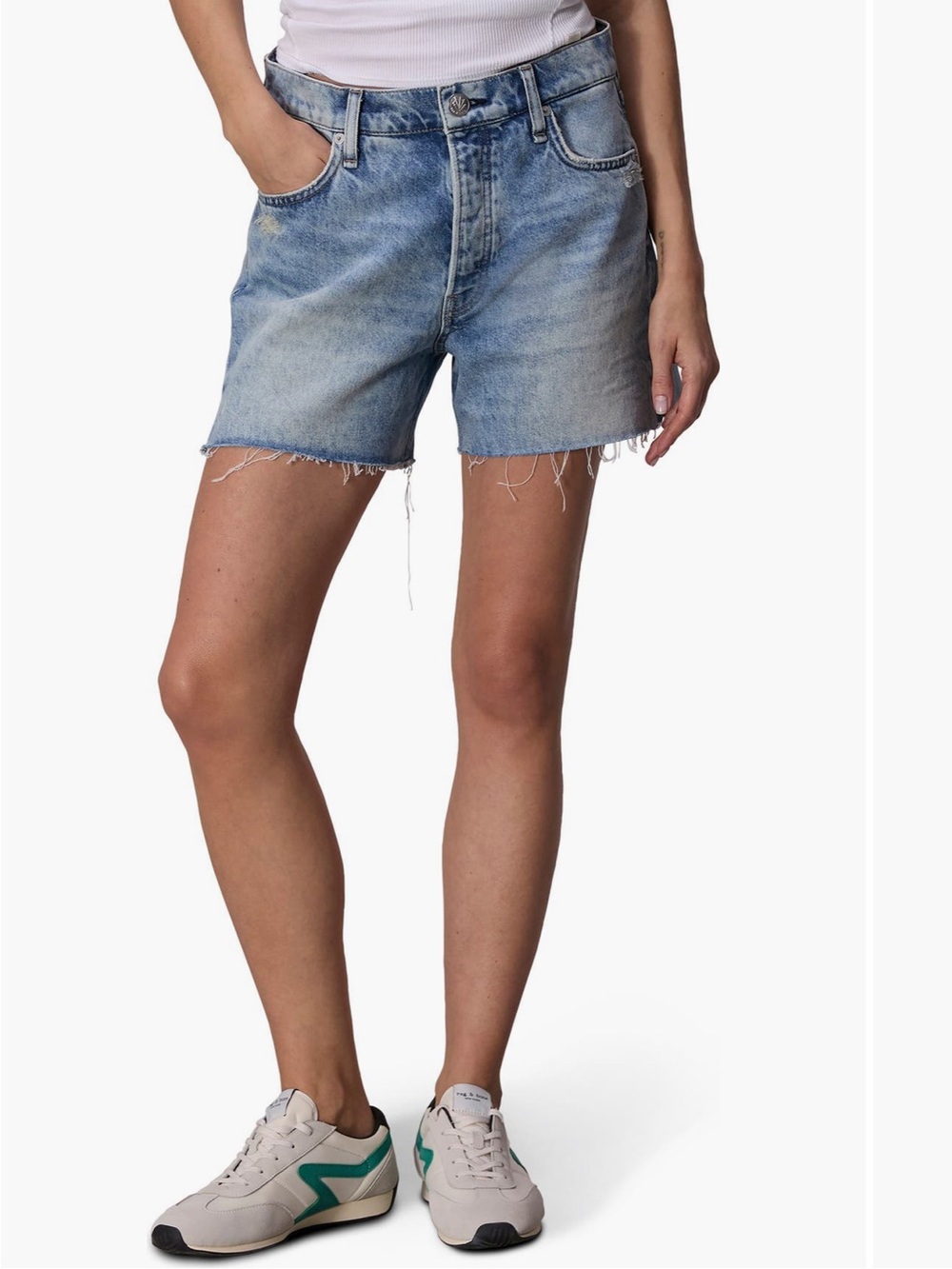 NWOT - rag & bone Denim Cutoff Shorts in Noelle Wash